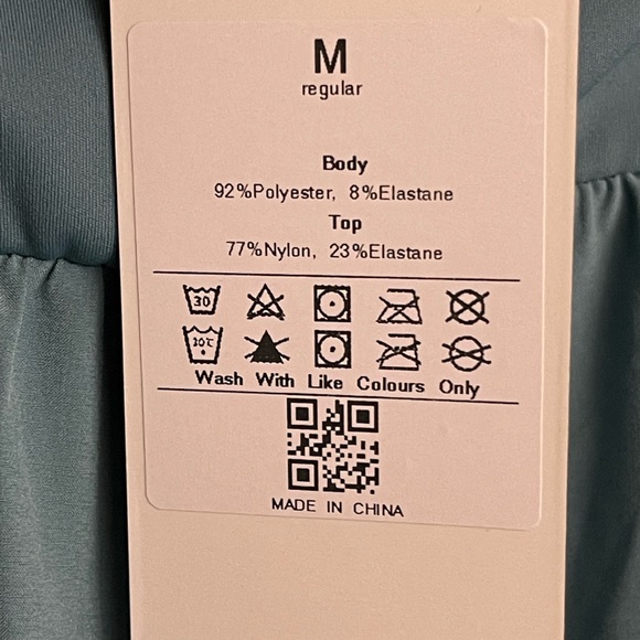 Halara Breezeful High Waisted Palazzo Flowy Wide Leg Pants in Mineral Blue M NWT - Picture 8 of 8